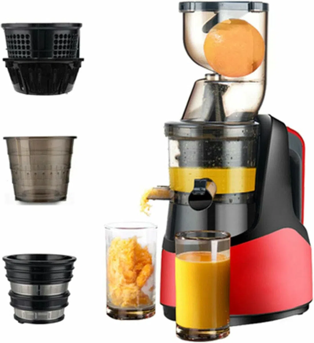 Presse-Agrumes – Extracteur De Fruits Et Légumes Entiers, Automatique pour La Maison Et Les Fêtes, Machine À Jus Rapide, Extraction Efficace du Jus pour Une Nutrition Rapide.